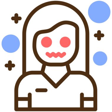 avatar. Web simgesi basit illüstrasyon