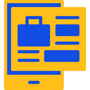 Belge. Web simgesi basit illüstrasyon