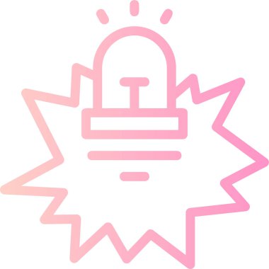 Bir lambanın vektör illüstrasyonu