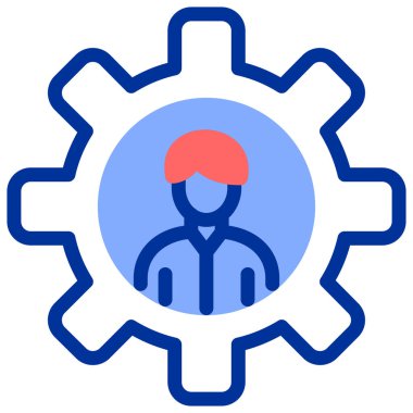 Teçhizat Web simgesi basit illüstrasyon