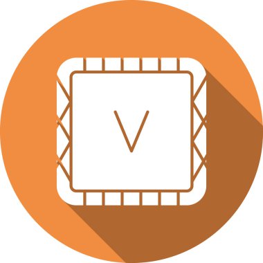 Bir b eksikliği simgesinin vektör çizimi