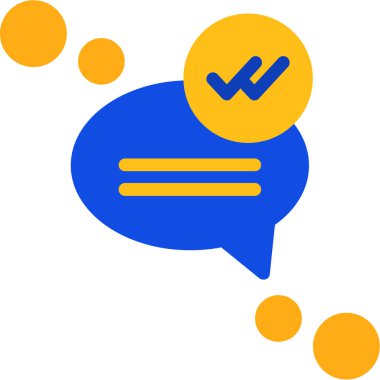 Konuş. Web simgesi basit illüstrasyon