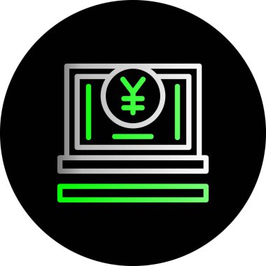 Eşsiz para birimi değişim vektör simgesi ph