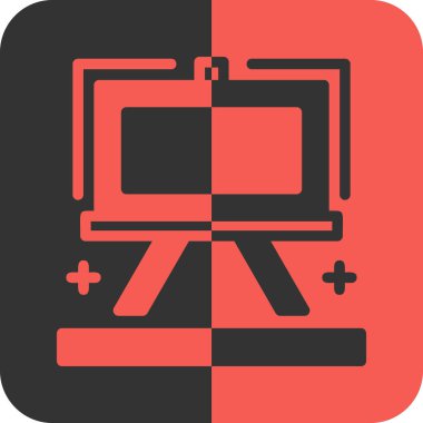 video kamera simgesi, vektör illüstrasyonu