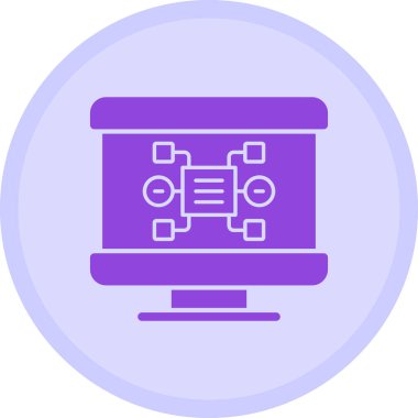 bilgisayar simgesi vektör illüstrasyonu