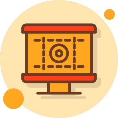 Seo simgesinin vektör illüstrasyonu