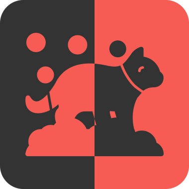 hayvan simgesi vektör illüstrasyonu