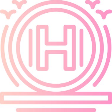 Modern bir simgenin vektör illüstrasyonu