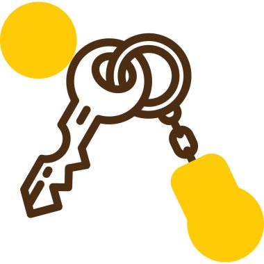 Bir anahtarın vektör illüstrasyonu