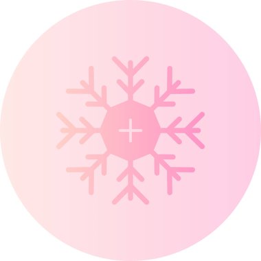 Basit kar tanesi vektör simgesi