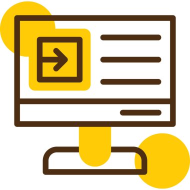 belge simgesi vektör illüstrasyonu