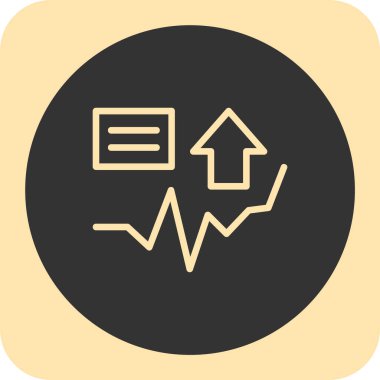 grafik simgesinin vektör illüstrasyonu