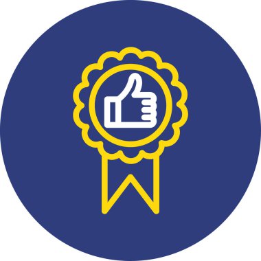 rozet simgesi, vektör biçimi