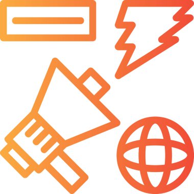 Konuşma simgesi, vektör illüstrasyonu