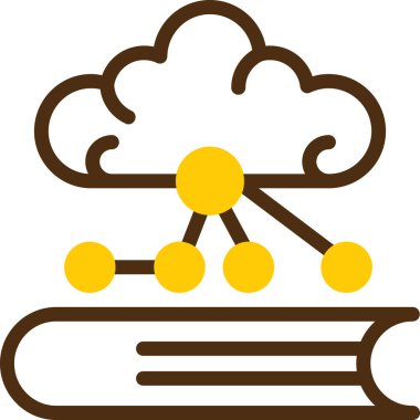 bulut veri sunucusu simgesi