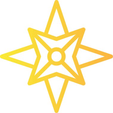 Yıldız. Web simgesi basit illüstrasyon