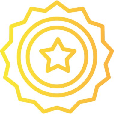 Moda biçimi izole edilmiş arkaplan yıldız simgesi