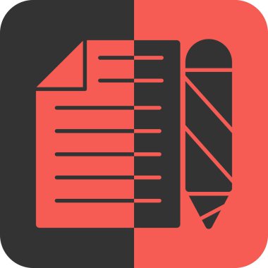 belge simgesi vektör illüstrasyonu