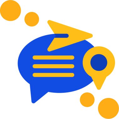 Harita işaretleyici. Basit resimleme