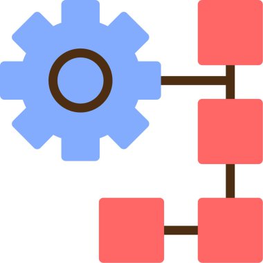 Veri. Web simgesi basit illüstrasyon