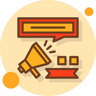 Pazarlama Stratejisi ikon vektör çizimi