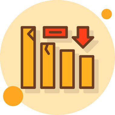 ticari grafik vektör simgesi