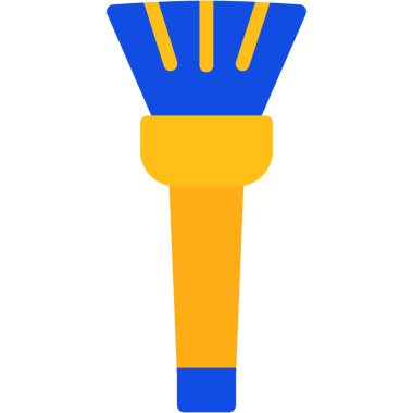 Meşale. Web simgesi basit illüstrasyon