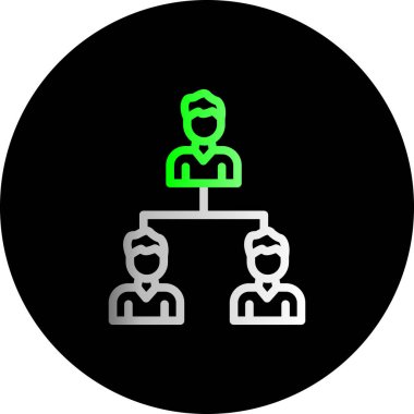 İnsan simgesinin vektör illüstrasyonu