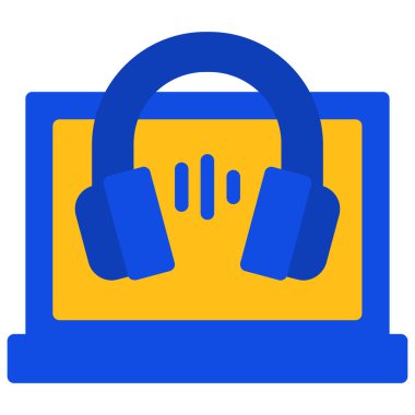 Bilgisayar. Web simgesi basit tasarım