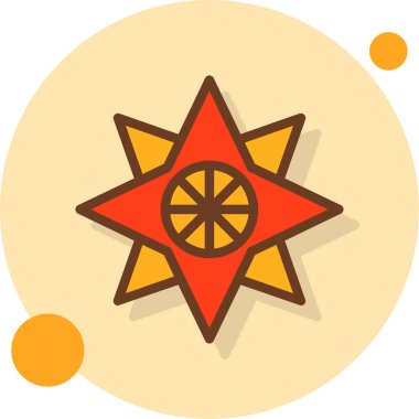 yıldız simgesi vektör illüstrasyonu