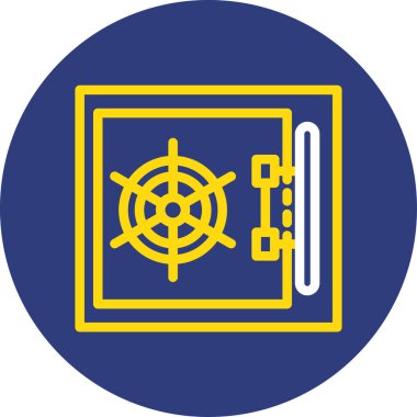 Hadım öküz tekerlek vektör simgesi