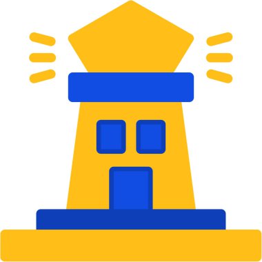 bina inşaat simgesi düz biçimli