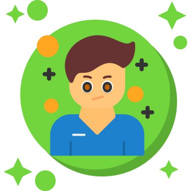 Doktor ikonu. vektör illüstrasyonu