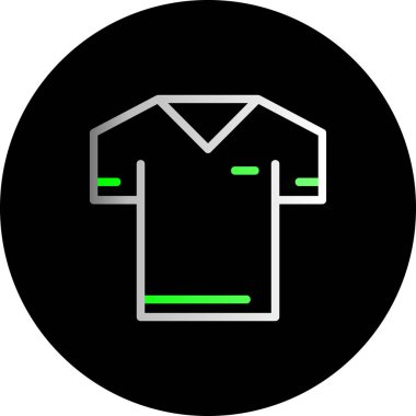 t-shirt simgesi, vektör illüstrasyonu