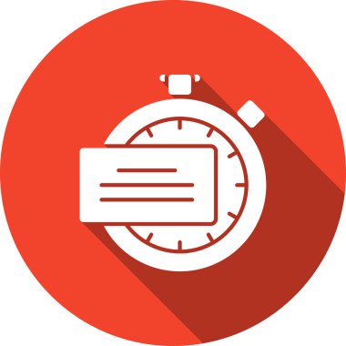 Stopwatch Düz Vektör Simgesi
