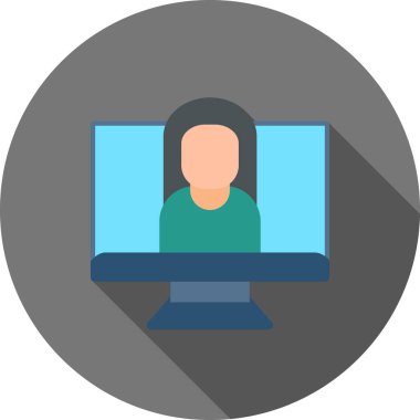 dizüstü bilgisayar simgesi, vektör illüstrasyonu