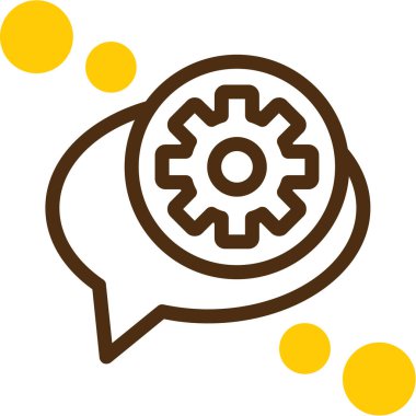 Teçhizat Web simgesi basit illüstrasyon