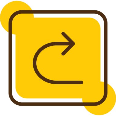 Ok. Web simgesi basit illüstrasyon