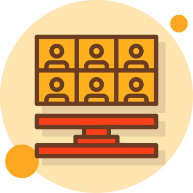 insanlar simge vektör illüstrasyonu