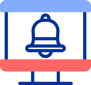 Çan simgesi, vektör çizimi