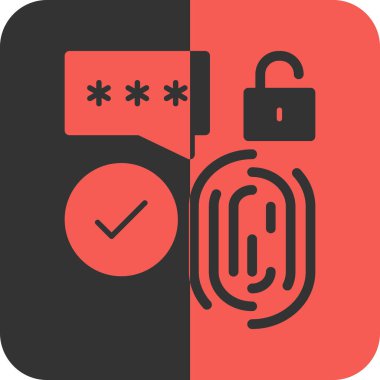 Soyut arkaplan n vektör illüstrasyonunda izole edilmiş simgeyi aç