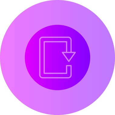 Modern bir simgenin vektör illüstrasyonu