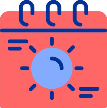 Güneş Ağı simgesi basit illüstrasyon