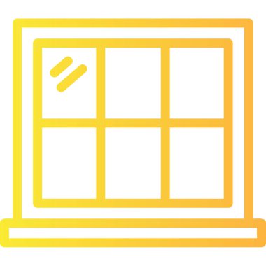 pencere simgesi vektör illüstrasyonu