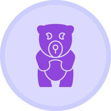 Bir bebek simgesinin vektör illüstrasyonu