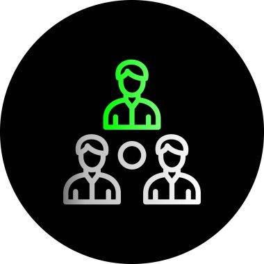 Takım simgesi vektör illüstrasyonu