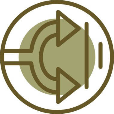 Para simgesi, vektör illüstrasyonu