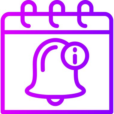 Takvim simgesi, vektör illüstrasyonu basit tasarım