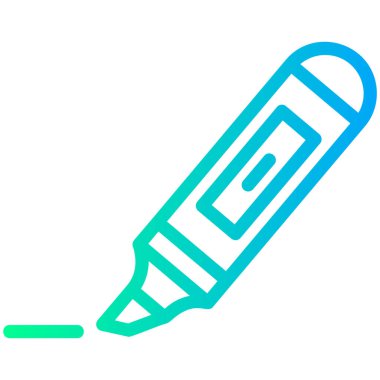 kalem simgesi vektör illüstrasyonu