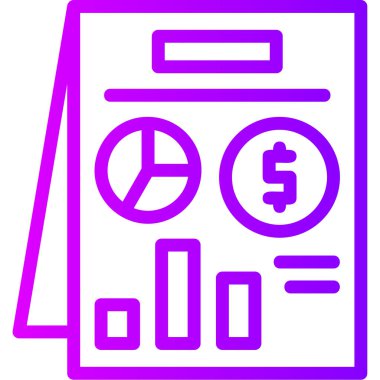 Dolar simgesi vektör illüstrasyonu